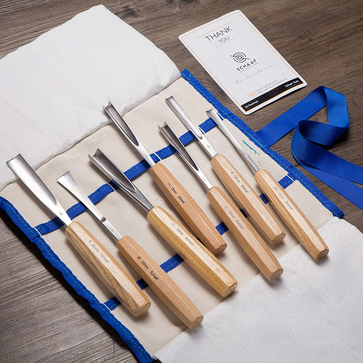  Schaaf Wood Carving Tools Complete Collection, The 12 Piece  Foundation Set, 7 Piece Expansion Set, and 4 Piece Detail Set