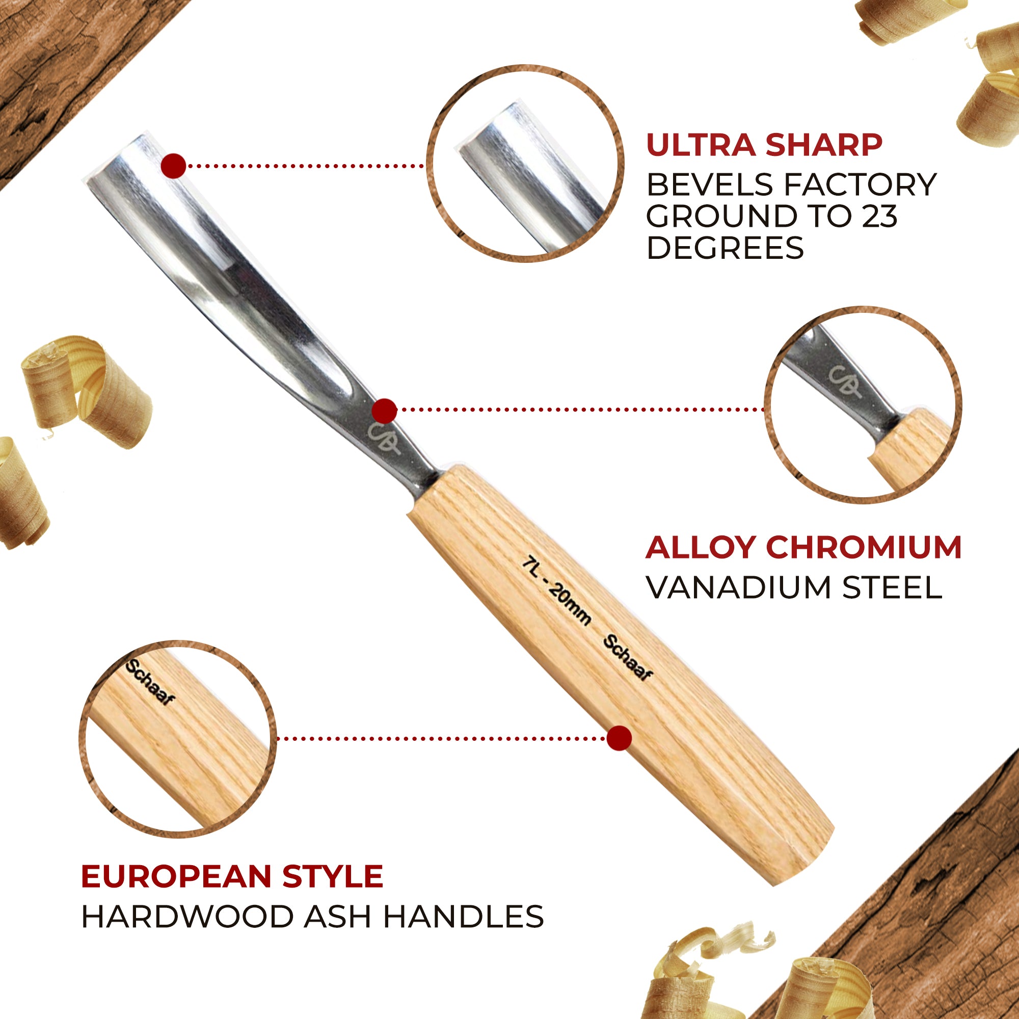 12-Piece Foundation Wood Carving Set – Good Choice for Beginners