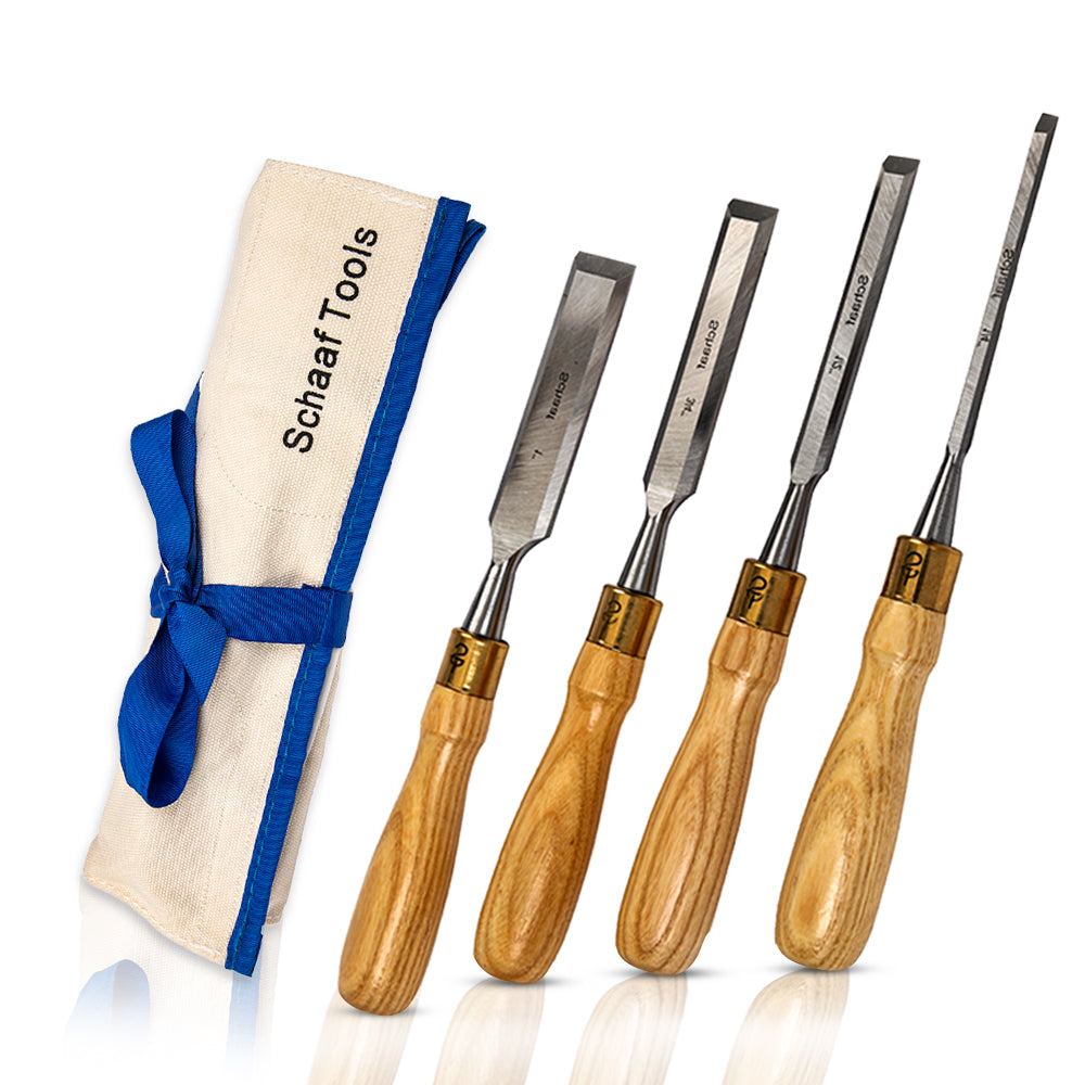 Schaaf Wood Carving Tools Complete Collection | The 12 Piece Foundation  Set, 7 Piece Expansion Set, and 4 Piece Detail Set | 23 gouge Profiles Total